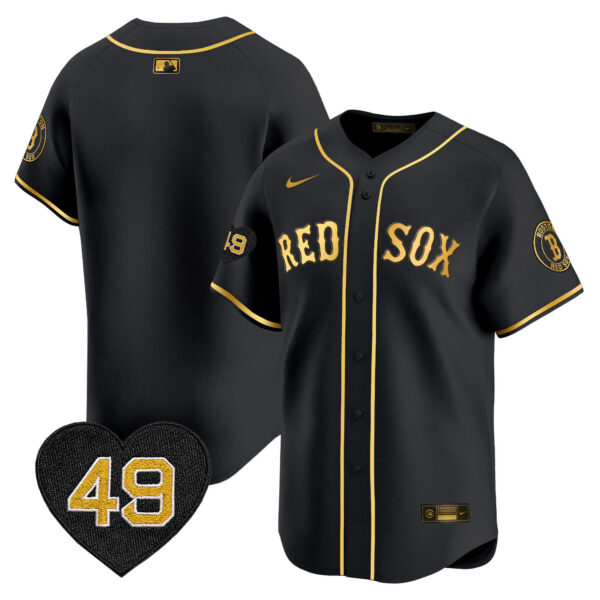 Men's Boston Red Sox Tim Wakefield Patch Vapor Premier Limited Jersey - All Stitched - Image 7