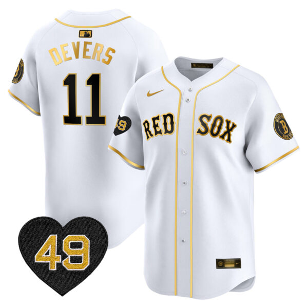 Men's Boston Red Sox Tim Wakefield Patch Vapor Premier Limited Jersey - All Stitched - Image 8