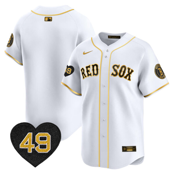 Men's Boston Red Sox Tim Wakefield Patch Vapor Premier Limited Jersey - All Stitched - Image 14