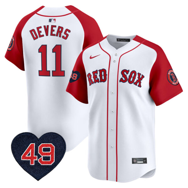 Men's Boston Red Sox Tim Wakefield Patch Vapor Premier Limited Jersey - All Stitched - Image 15