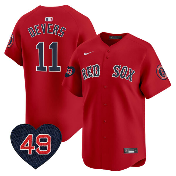 Men's Boston Red Sox Tim Wakefield Patch Vapor Premier Limited Jersey - All Stitched - Image 29