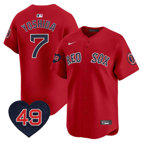 Men's Boston Red Sox Tim Wakefield Patch Vapor Premier Limited Jersey - All Stitched - Image 34