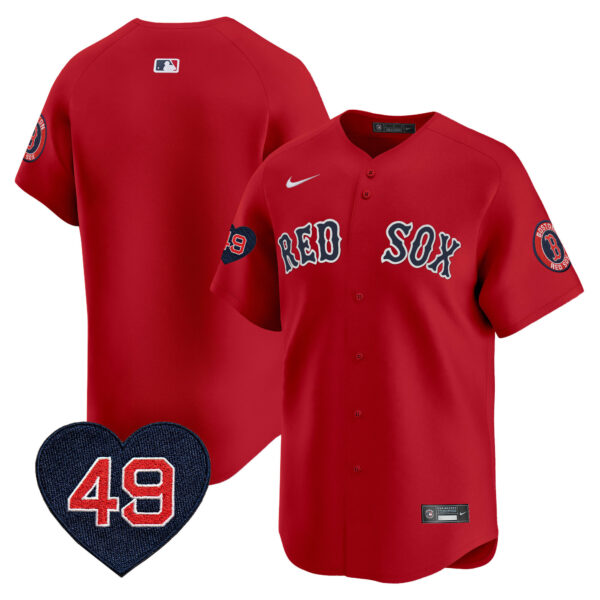 Men's Boston Red Sox Tim Wakefield Patch Vapor Premier Limited Jersey - All Stitched - Image 35