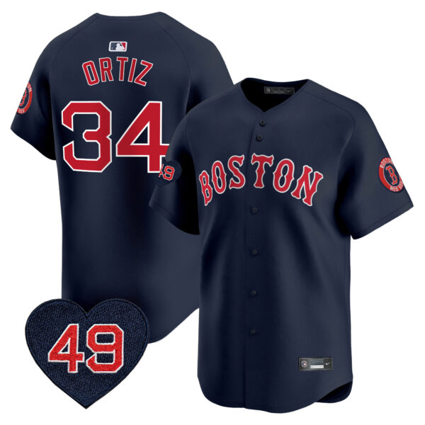 Men's Boston Red Sox Tim Wakefield Patch Vapor Premier Limited Jersey - All Stitched - Image 37
