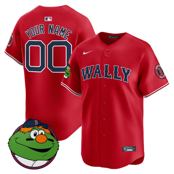 Boston Red Sox Wally Vapor Premier Limited Custom Jersey - All Stitched - Image 3
