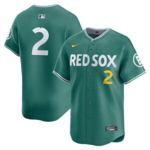 Alex Bregman #2 Boston Red Sox 2025 City Connect Green Jersey - All Stitched