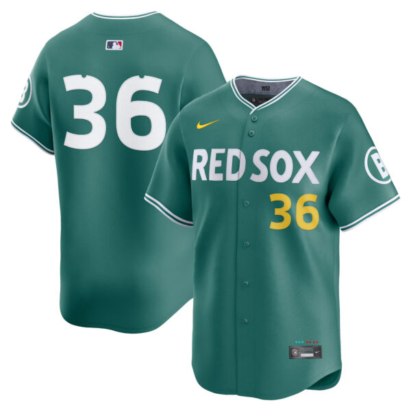 Boston Red Sox 2025 City Connect Vapor Premier Limited Jersey V3 - All Stitched - Image 4