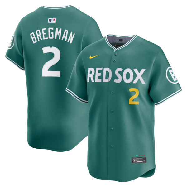 Boston Red Sox 2025 City Connect Vapor Premier Limited Jersey V2 - All Stitched - Image 2