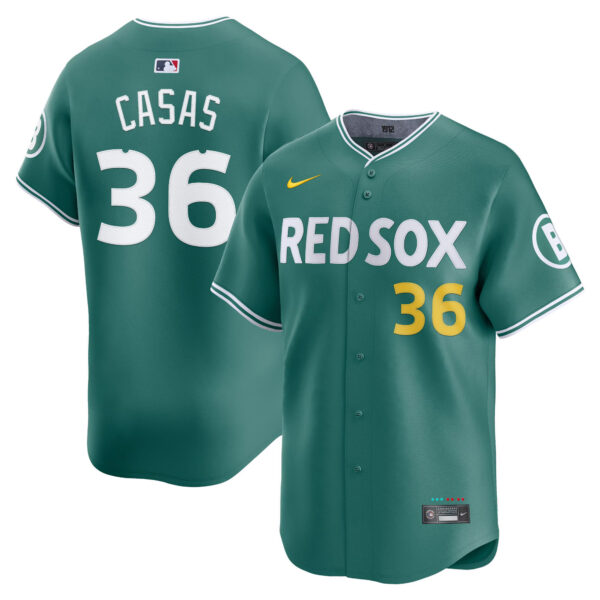 Boston Red Sox 2025 City Connect Vapor Premier Limited Jersey V2 - All Stitched - Image 4