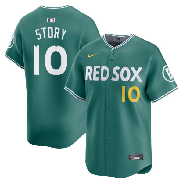 Boston Red Sox 2025 City Connect Vapor Premier Limited Jersey V2 - All Stitched - Image 6