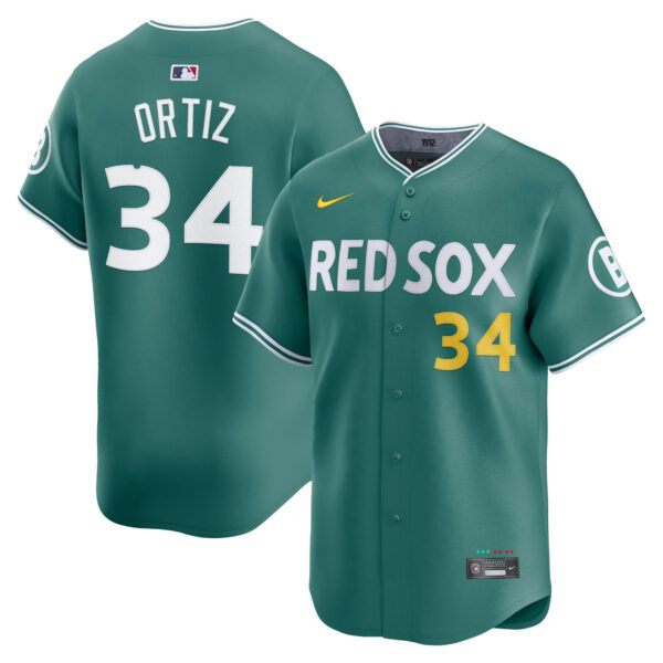 Boston Red Sox 2025 City Connect Vapor Premier Limited Jersey V2 - All Stitched - Image 7