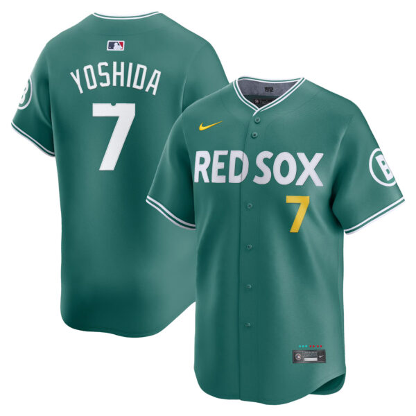 Boston Red Sox 2025 City Connect Vapor Premier Limited Jersey V2 - All Stitched - Image 8