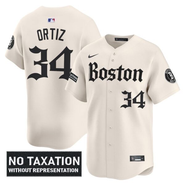 Men's Boston Red Sox 'Retro Newspaper Edition' Vapor Premier Limited Jersey - All Stitched - Image 16