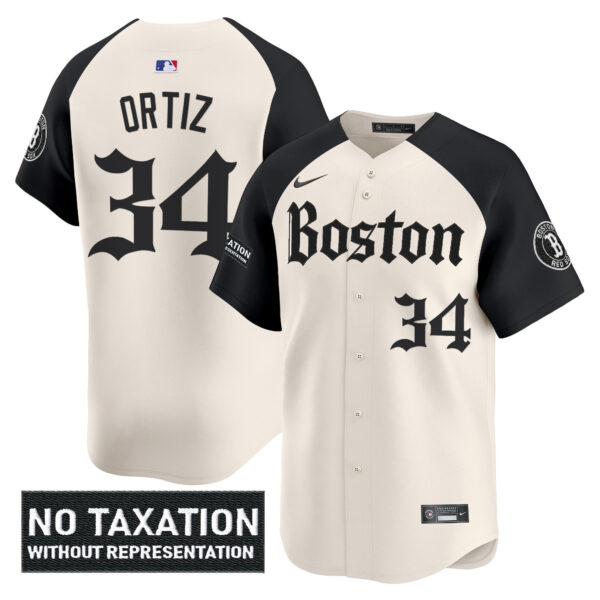Men's Boston Red Sox 'Retro Newspaper Edition' Vapor Premier Limited Jersey - All Stitched - Image 25