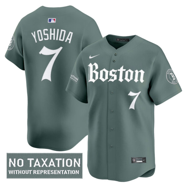 Men's Boston Red Sox 'Retro Newspaper Edition' Vapor Premier Limited Jersey - All Stitched - Image 35
