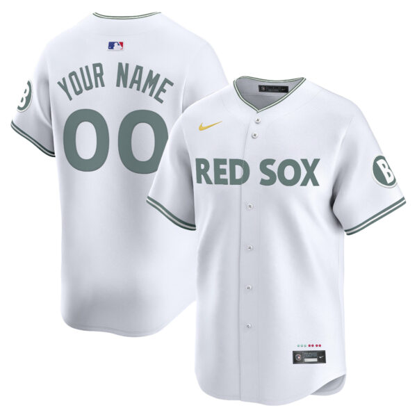 Boston Red Sox 2025 City Connect Vapor Premier Limited Custom Jersey - All Stitched - Image 2