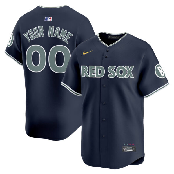 Boston Red Sox 2025 City Connect Vapor Premier Limited Custom Jersey - All Stitched - Image 3