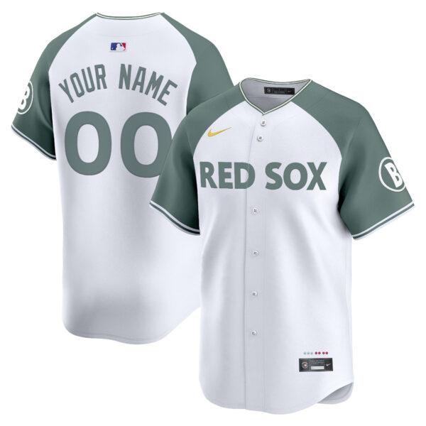 Boston Red Sox 2025 City Connect Vapor Premier Limited Custom Jersey - All Stitched - Image 5