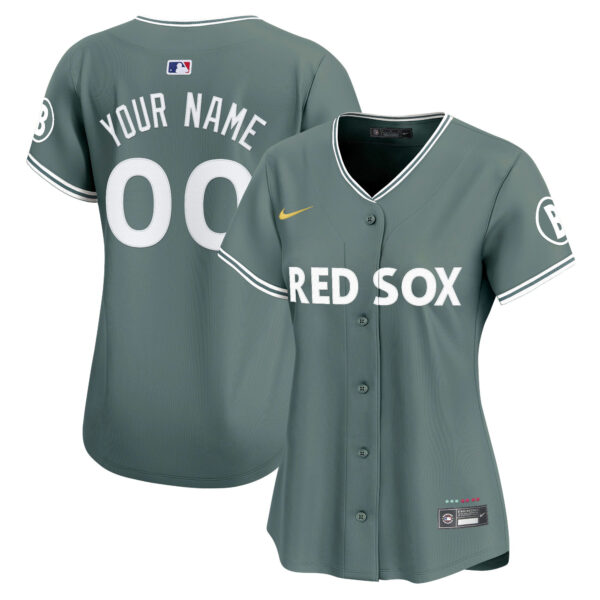 Boston Red Sox 2025 City Connect Vapor Premier Limited Custom Jersey - All Stitched - Image 6