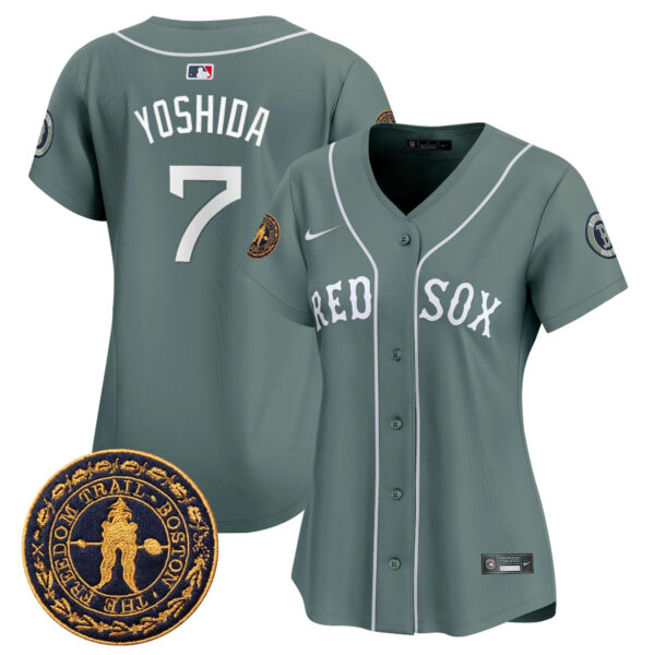 Women's Boston Red Sox Freedom Trail Patch Vapor Premier Limited Jersey - All Stitched - Image 8