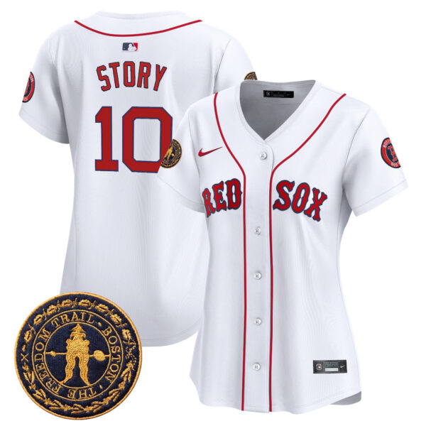 Women's Boston Red Sox Freedom Trail Patch Vapor Premier Limited Jersey - All Stitched - Image 15