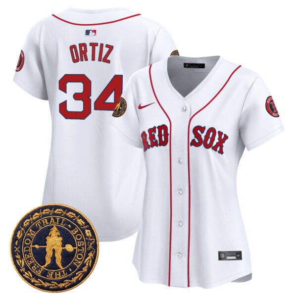 Women's Boston Red Sox Freedom Trail Patch Vapor Premier Limited Jersey - All Stitched - Image 16
