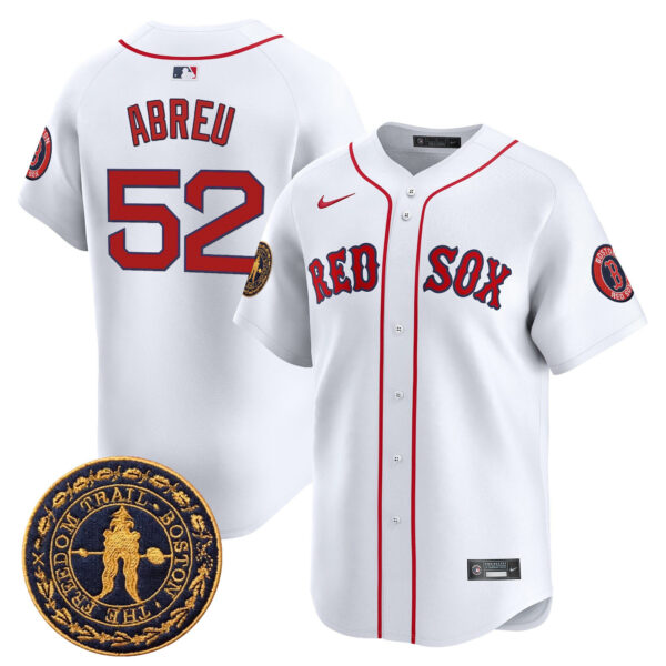 Men's Boston Red Sox Freedom Trail Patch Vapor Premier Limited Jersey - All Stitched - Image 10