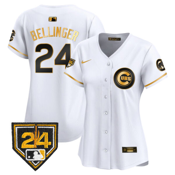 Women's Chicago Cubs 2024 Spring Training Patch Vapor Premier Limited Jersey V2 - All Stitched - Image 10
