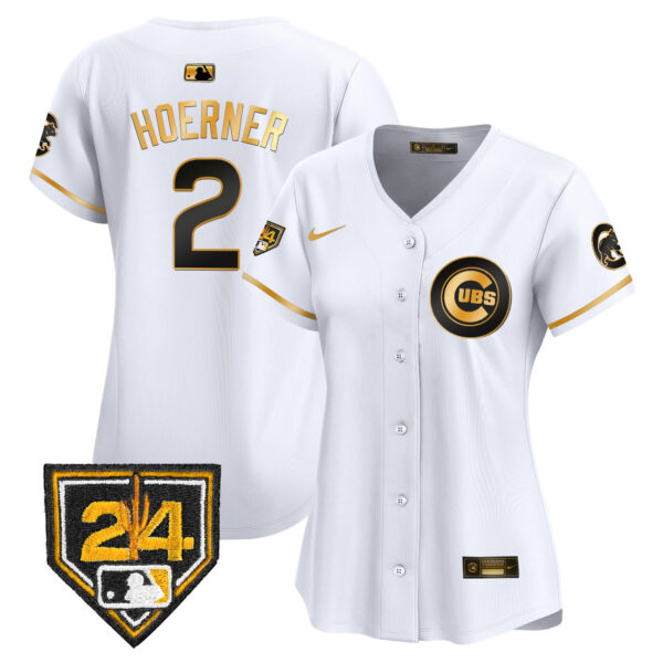Women's Chicago Cubs 2024 Spring Training Patch Vapor Premier Limited Jersey V2 - All Stitched - Image 13