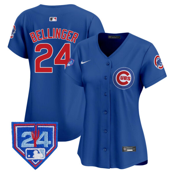 Women's Chicago Cubs 2024 Spring Training Patch Vapor Premier Limited Jersey V2 - All Stitched - Image 18
