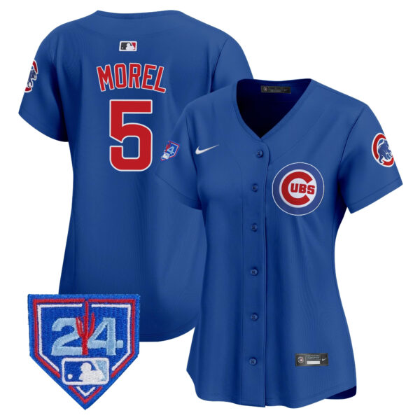 Women's Chicago Cubs 2024 Spring Training Patch Vapor Premier Limited Jersey V2 - All Stitched - Image 22