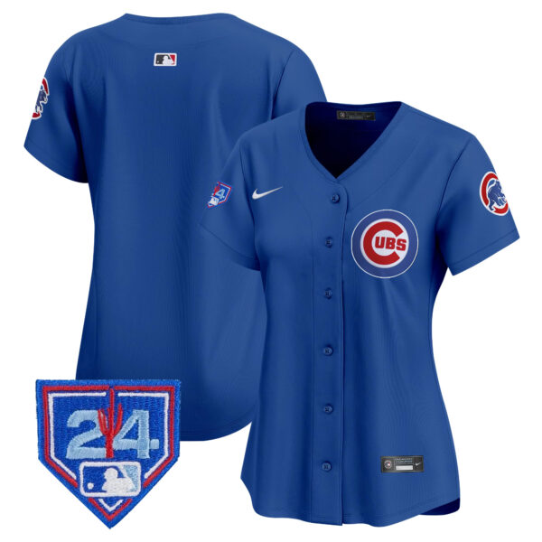 Women's Chicago Cubs 2024 Spring Training Patch Vapor Premier Limited Jersey V2 - All Stitched - Image 24