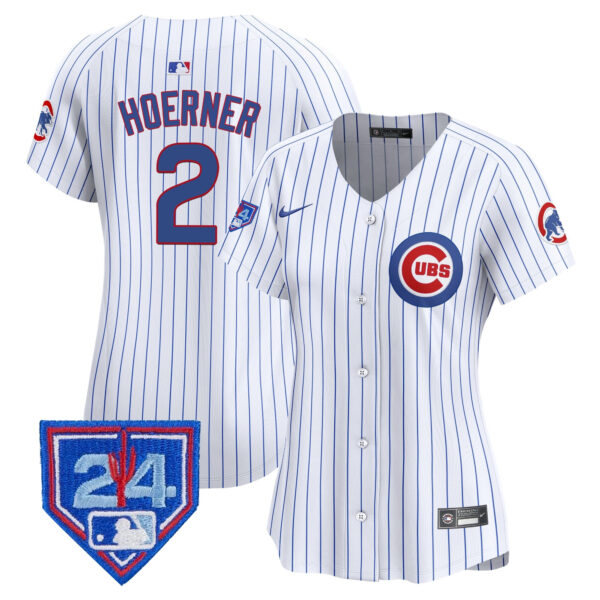 Women's Chicago Cubs 2024 Spring Training Patch Vapor Premier Limited Jersey V2 - All Stitched - Image 29