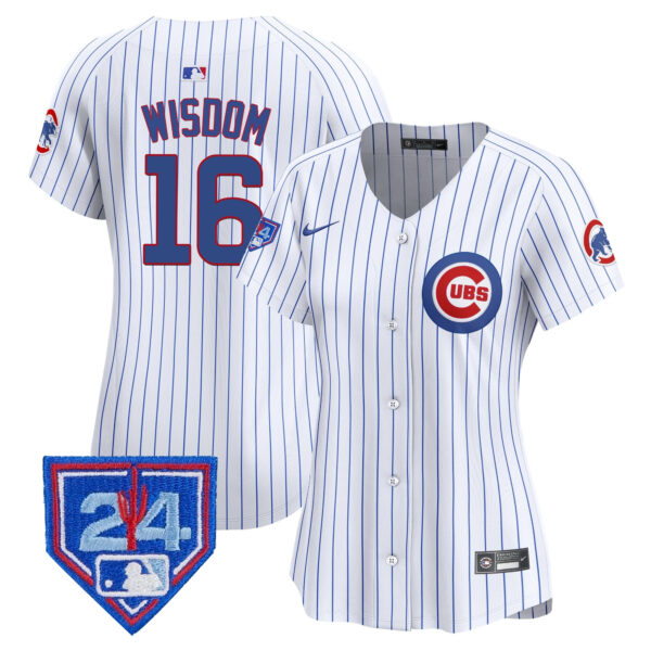 Women's Chicago Cubs 2024 Spring Training Patch Vapor Premier Limited Jersey V2 - All Stitched - Image 31