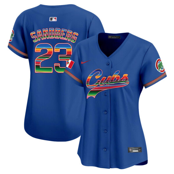 Women's Chicago Cubs Mexico Vapor Premier Limited Jersey V2 - All Stitched - Image 36
