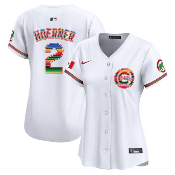 Women's Chicago Cubs Mexico Vapor Premier Limited Jersey - All Stitched - Image 5