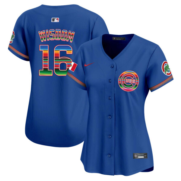 Women's Chicago Cubs Mexico Vapor Premier Limited Jersey - All Stitched - Image 39