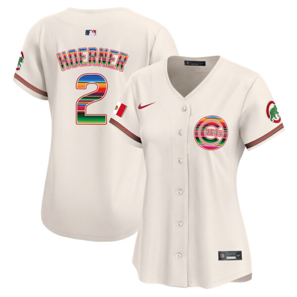 Women's Chicago Cubs Mexico Vapor Premier Limited Jersey - All Stitched - Image 45