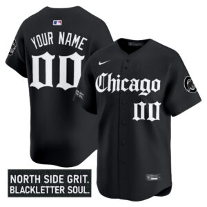 Chicago Cubs 'Gothic North Side Edition' Vapor Premier Limited Custom Jersey V2 - All Stitched