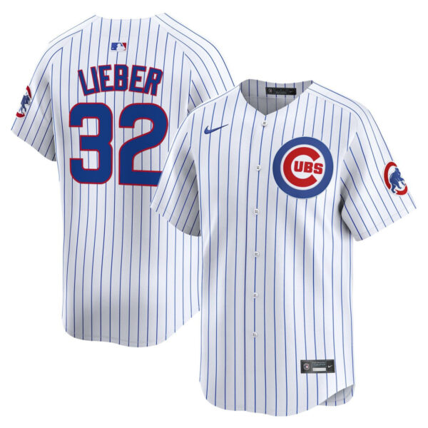 Jon Lieber #32 Chicago Cubs Home Jersey - All Stitched
