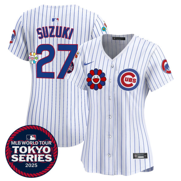 Women's Chicago Cubs Tokyo Series 2025 Vapor Premier Limited Jersey - Stitched - Image 4