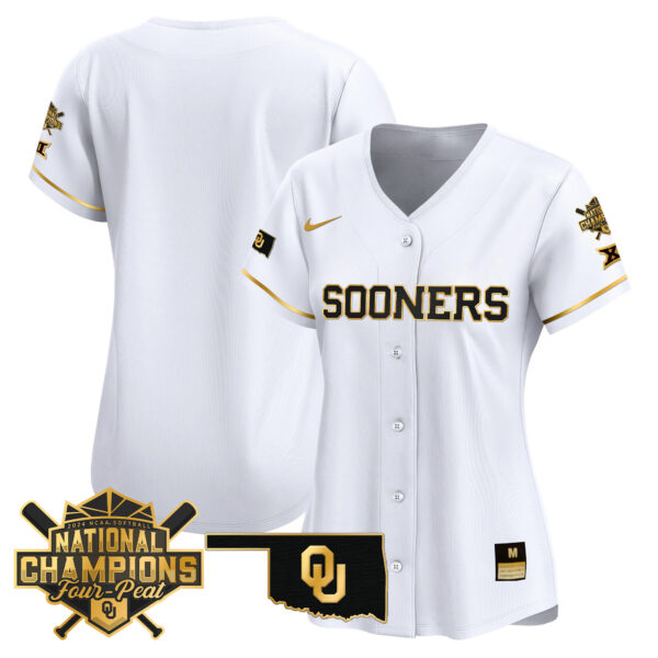 Women's size - Oklahoma Women's Champions Patch Vapor Premier Limited Jersey V2 - All Stitched - Image 8