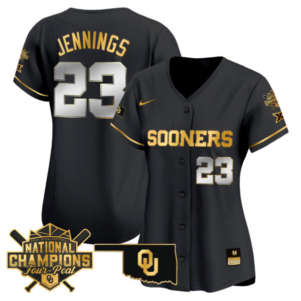Women's size - Oklahoma Women's Champions Patch Vapor Premier Limited Jersey V2 - All Stitched - Image 10