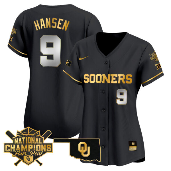 Women's size - Oklahoma Women's Champions Patch Vapor Premier Limited Jersey V2 - All Stitched - Image 11
