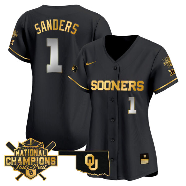 Women's size - Oklahoma Women's Champions Patch Vapor Premier Limited Jersey V2 - All Stitched - Image 15