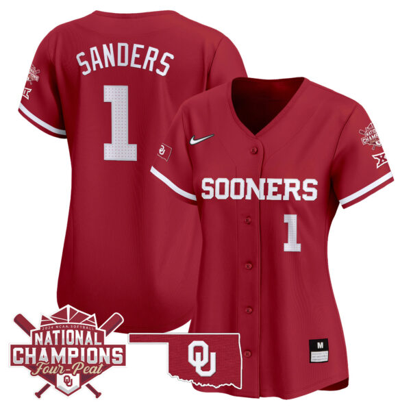 Women's size - Oklahoma Women's Champions Patch Vapor Premier Limited Jersey V2 - All Stitched - Image 23