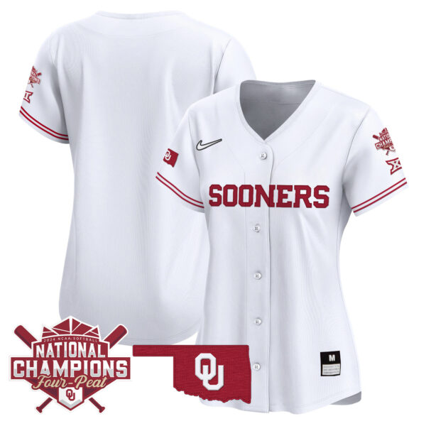Women's size - Oklahoma Women's Champions Patch Vapor Premier Limited Jersey V2 - All Stitched - Image 32