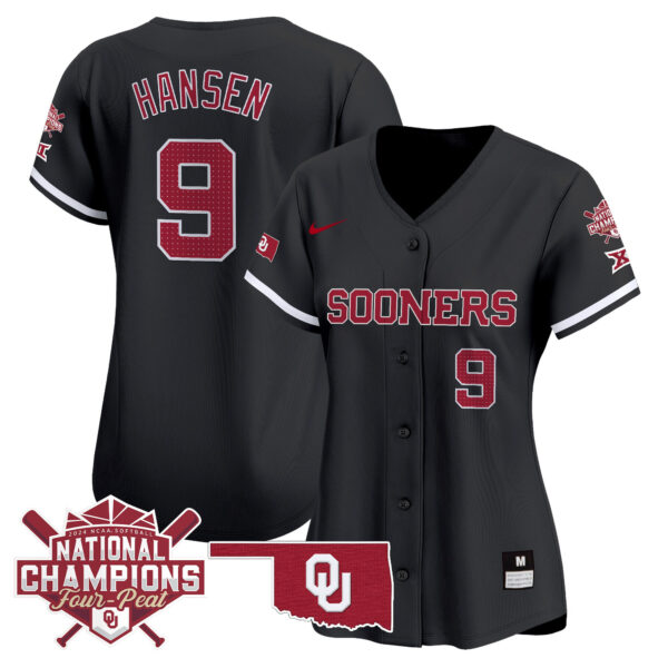 Women's size - Oklahoma Women's Champions Patch Vapor Premier Limited Jersey V2 - All Stitched - Image 35