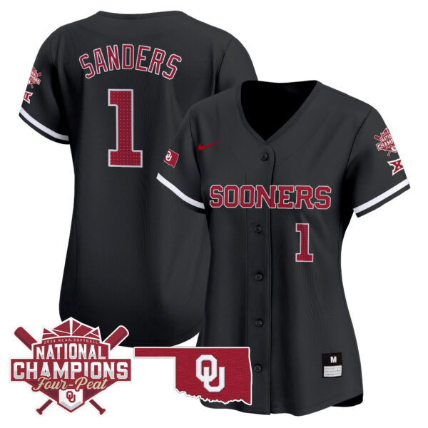 Women's size - Oklahoma Women's Champions Patch Vapor Premier Limited Jersey V2 - All Stitched - Image 39