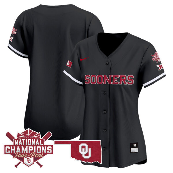 Women's size - Oklahoma Women's Champions Patch Vapor Premier Limited Jersey V2 - All Stitched - Image 40